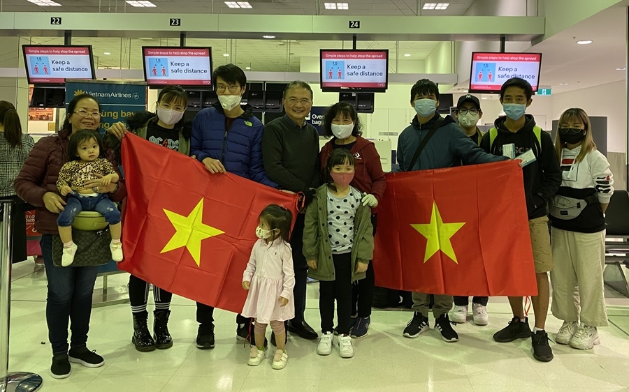 343 công dân Việt Nam từ Australia, New Zealand sẽ hồi hương ngày 3/7